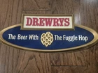 Drewrys Beer Stein Sign Rare Vintage