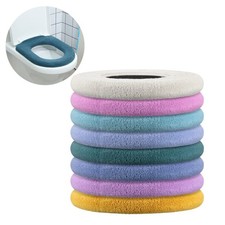 8 Pcs Toilet Seat Cover Washable for Bathroom Elongated Toilet Seat Cushion P...
