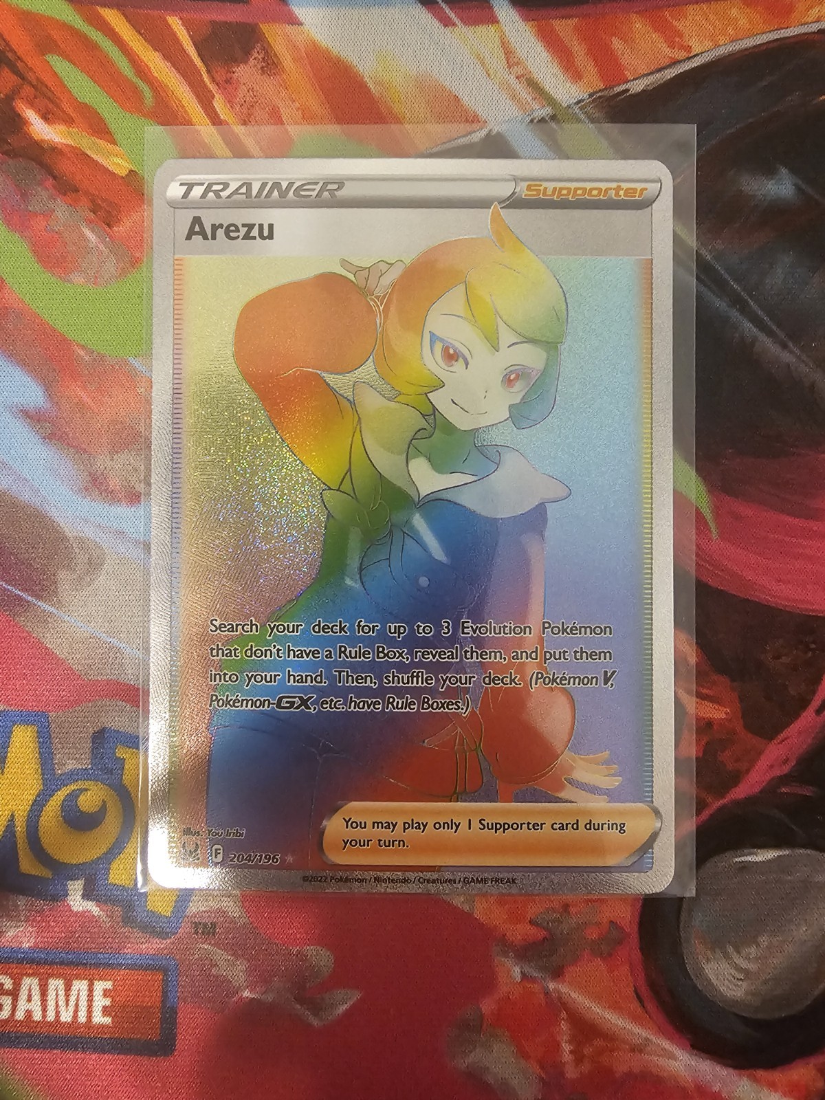 2022 Pokemon Lost Origin 204/196 Arezu