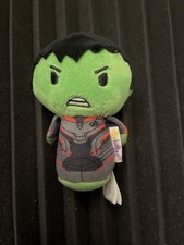 Hallmark Itty Bittys Marvel Plush Hulk Thanos Suit Stuffed Toy Green Black 4.5"