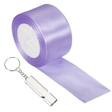 Finish Line Satin Ribbon with Whistle, 2"x24Yd  Light Purple
