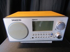 Radio Sangean R-D-S WR-2 AM/FM Wooden Cabinet Digital Tuning Radio 700-451 