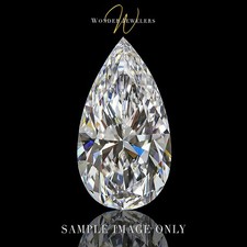 5 Carat Pear Cut Loose Diamond GIA Certified I/SI1 + Free Ring (2223027632)