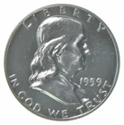 1959 Proof Franklin Half Dollar 90% Silver *6674
