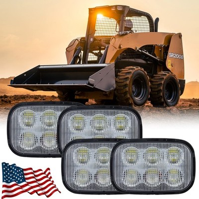 4PCS LED Headlight 84306271 Plug&Play For Case SR200 SR250 SV280 TR310 TV380