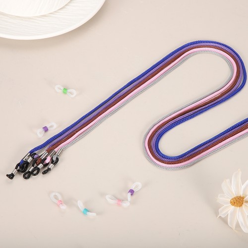 12 Pcs Nylon Eyeglass Strap Braided, 28 Inch Eyeglass Lanyard Strap, Black - Picture 5 of 7