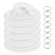 PVC Dust Collection Hose 6"  30 Ft Heavy Duty Clear Flexible Collector Hose
