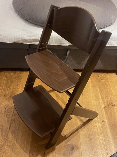 Treppy Kinderhochstühle – höhenverstellbar, dunkelbraun - Bild 3 von 6