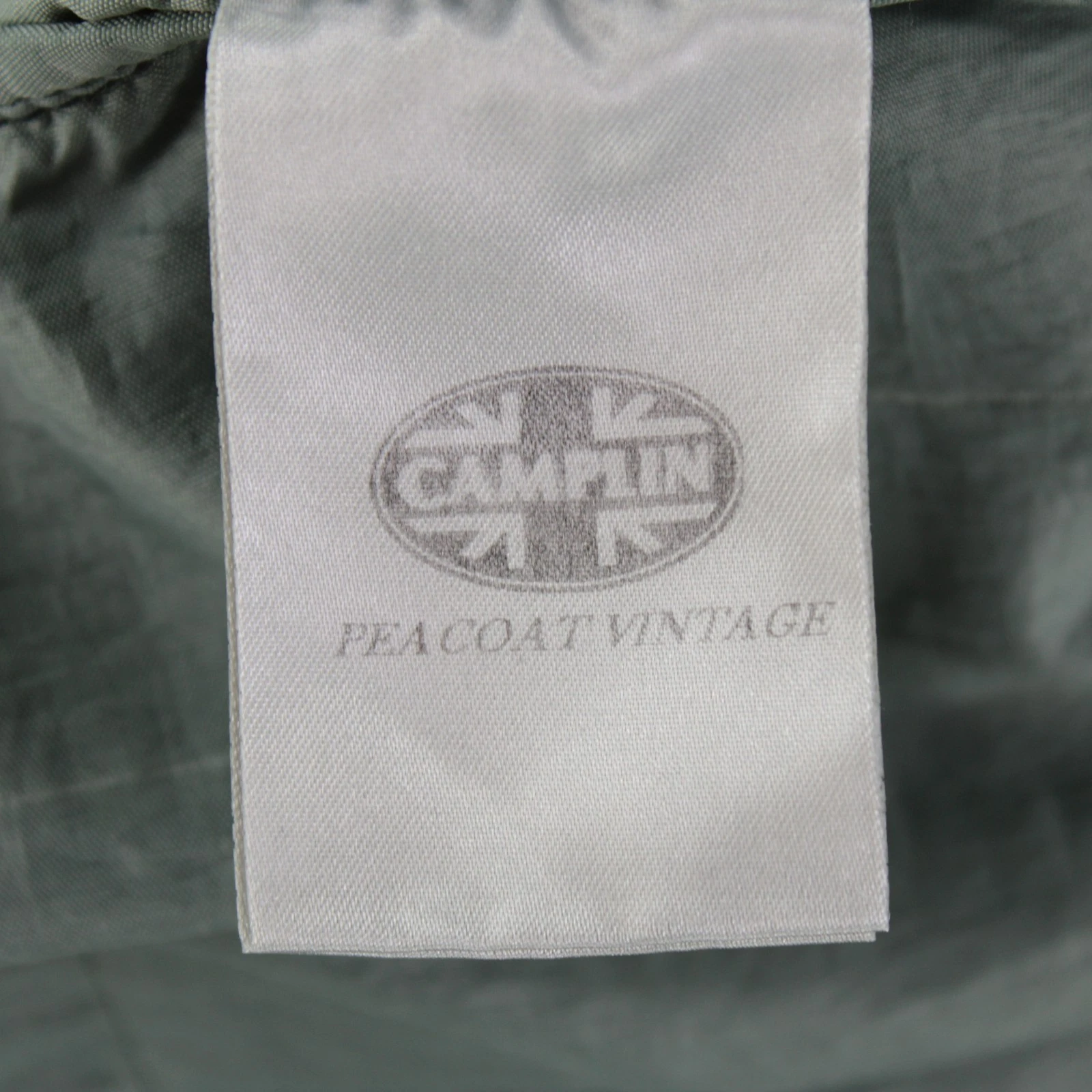 Camplin NWT 100% Cotton Pea Coat w/ Removable Lining Size 52 (L US) In Blue - product detail image 16