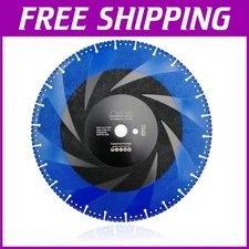 Versatile 14 Inch Diamond Blade for Rebar, Metal & Stone - 130 Teeth Design