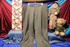Chaps Men's Brown Twill Dress Suit Pants Size 40x30 trouser office business work