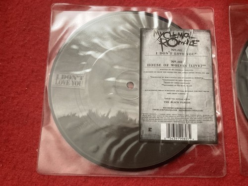 MY CHEMICAL ROMANCE I DONT LOVE YOU 2 ULTRA LTD PICTURE DISCS MINT NEW UNPLAYED - Picture 2 of 5
