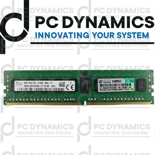 SK Hynix 8GB DDR4-2133 – ECC RDIMM – HMA41GR7AFR4N-TF – 1Rx4 - SERVER RAM