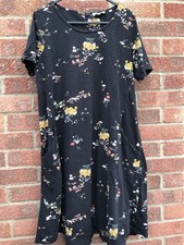 Fat Face Womens Casual Cotton Blend Floral Dress Size 10