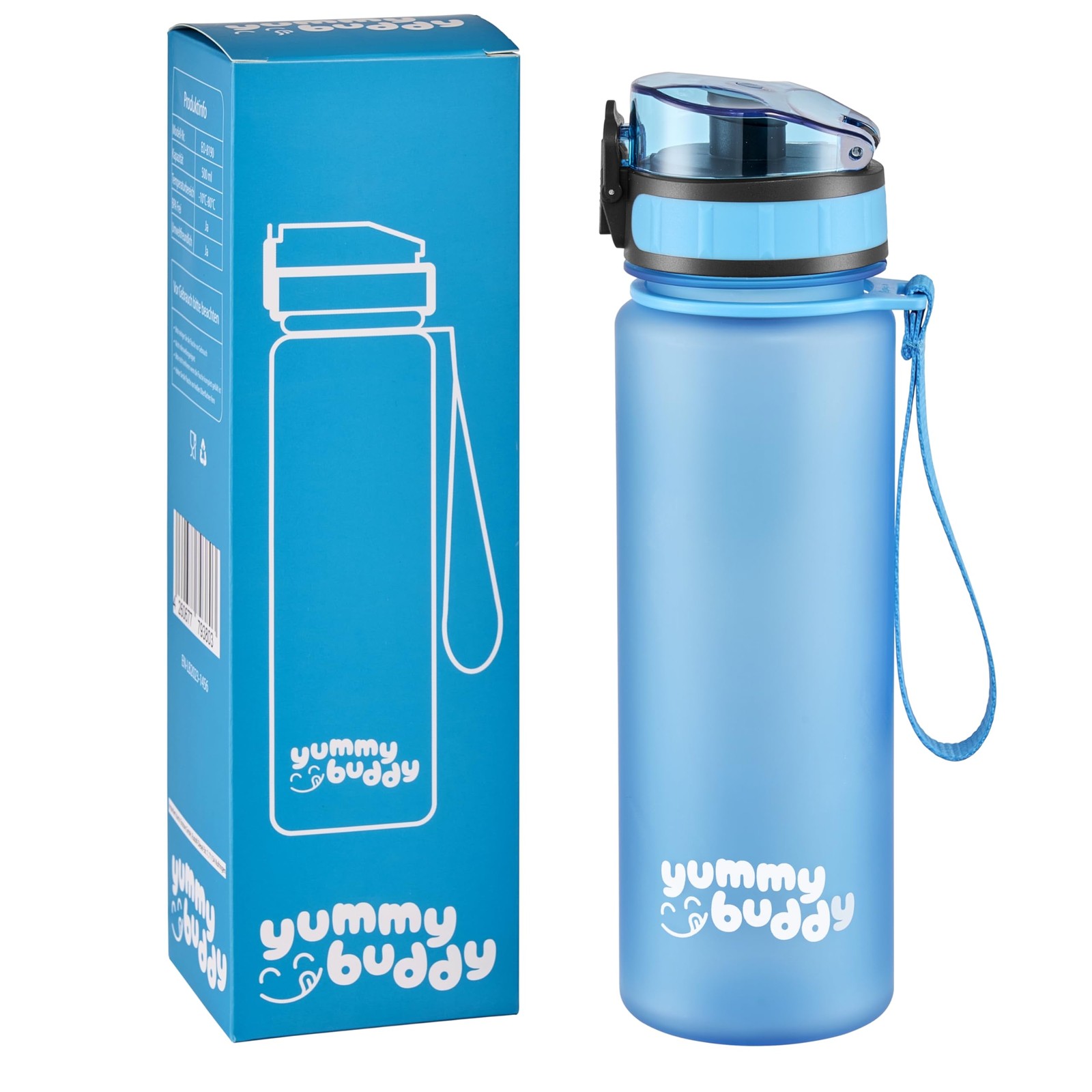 Gourde pour enfants anti-fuite de 500ml sans BPA idéale pour l'école