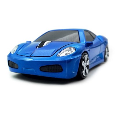 Blue Wireless Gaming Car Mouse 2.4GHz Optical Car Shaped Wireless Gaming Mouse
