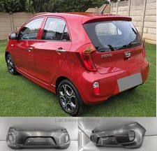 STOßSTANGE HINTEN LACKIERT IN WUNSCHFARBE NEU für Kia Picanto 2011-2015 5-Türer