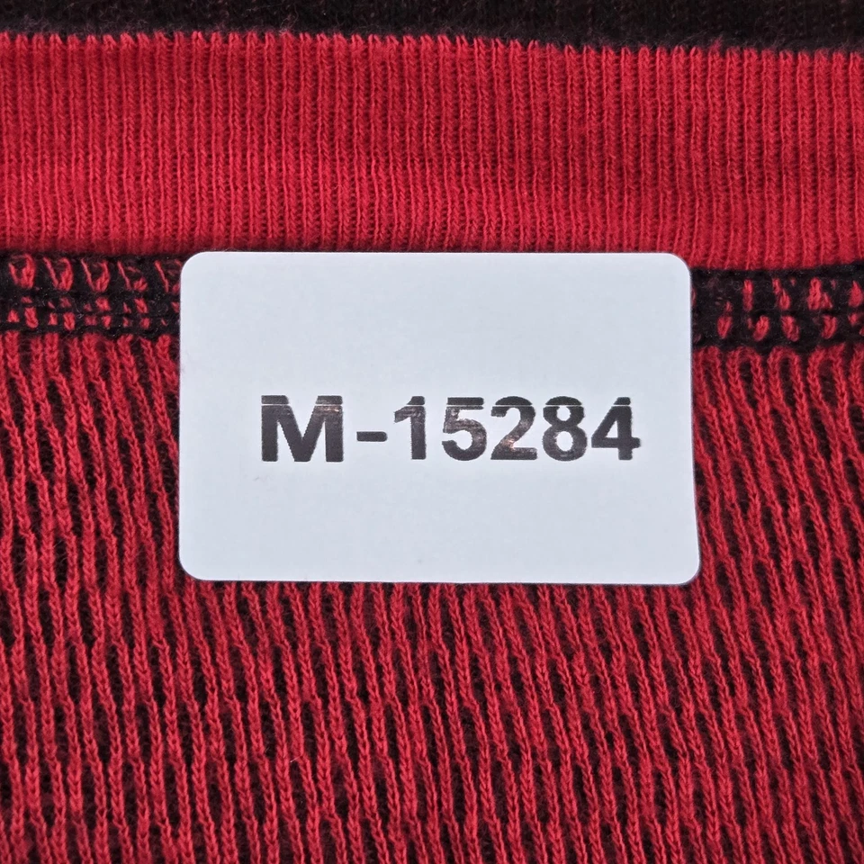 American Fighter Men Shirt S Red Graphic Print Athleisure Logo Long Sleeve - Image 2 of 4