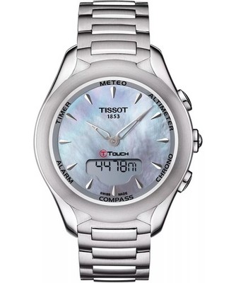 Tissot T-touch Solar Silber Damen Armbanduhr T0752201110100