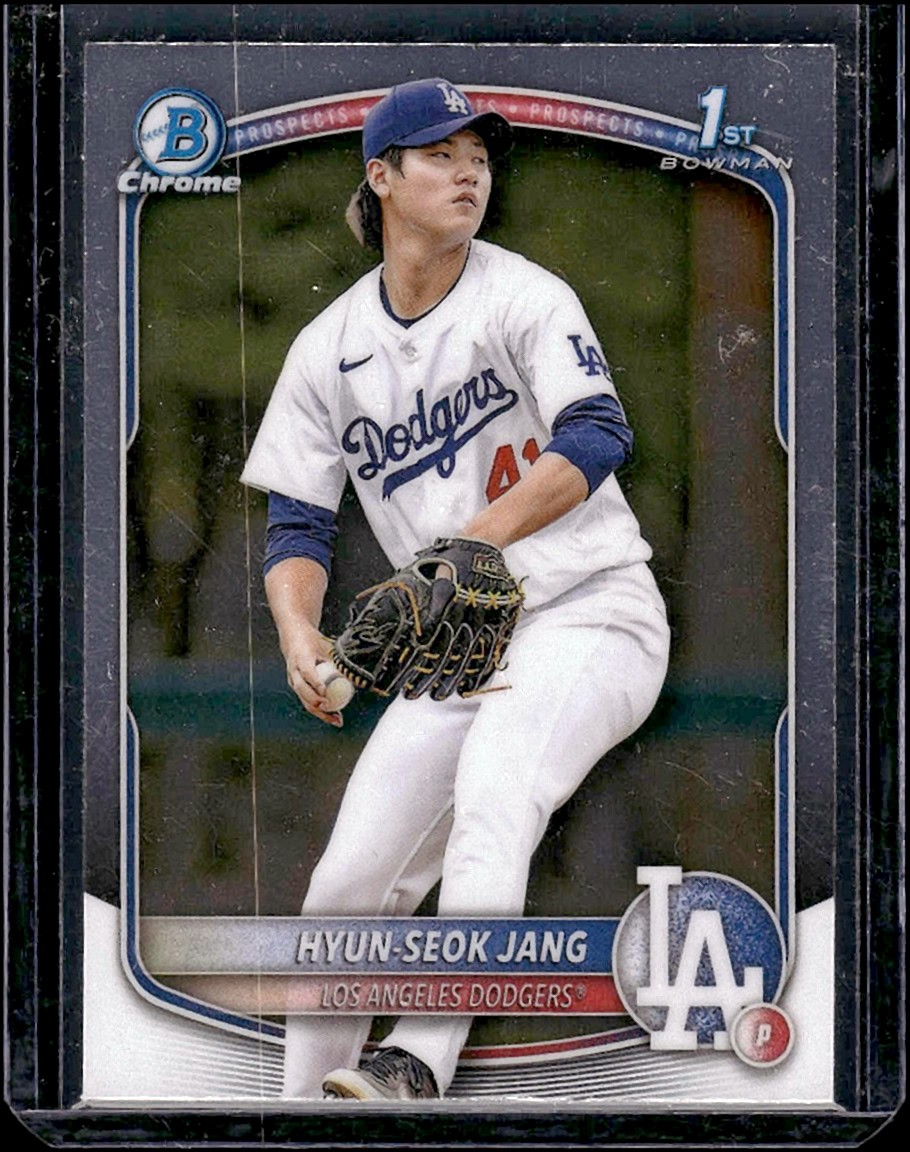 2025 Bowman Hyun-Seok Jang Chrome Prospects #BCP-51 Los Angeles Dodgers