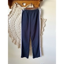 Nike Vintage Y2K Navy Blue Side Striped Track Pants Size Small 4/6