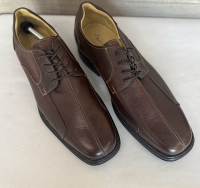 NEW Studio Belvedere Bay Bridge Brown Pebble Leather Oxford  display picture 2