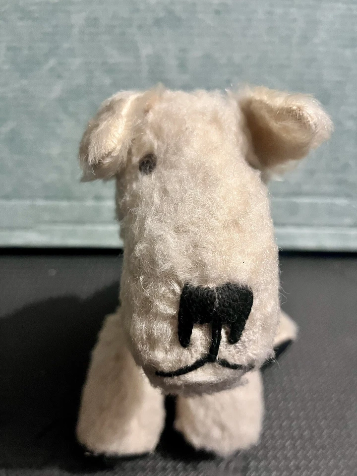 Arnés rojo Deans Rag Book Co LTD vintage de peluche para perro terrier Foto 3 de 4