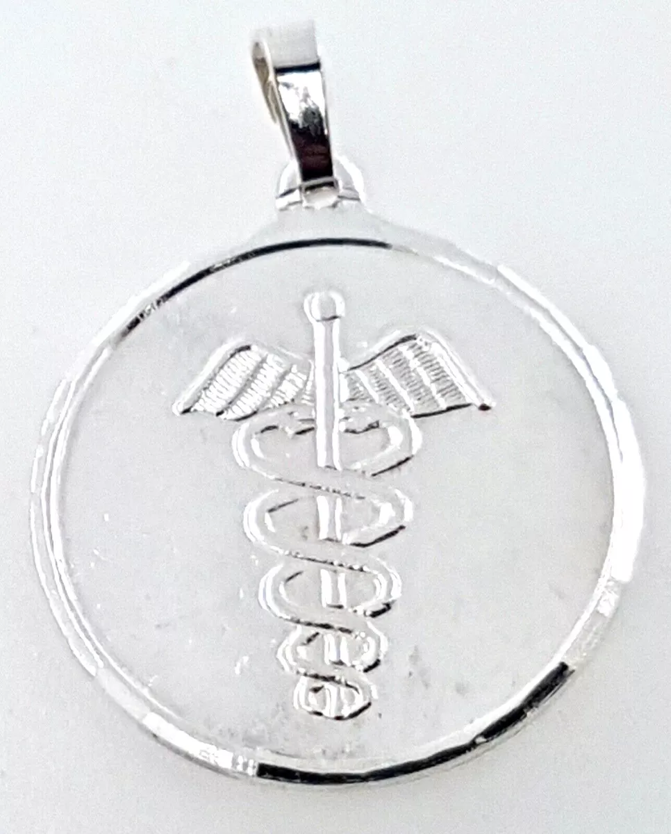 Silver medical 2024 alert necklace