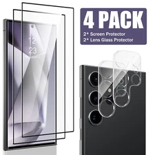 Tempered Glass Screen Protector For Samsung Galaxy S24/S23/S22 Ultra Camera Lens