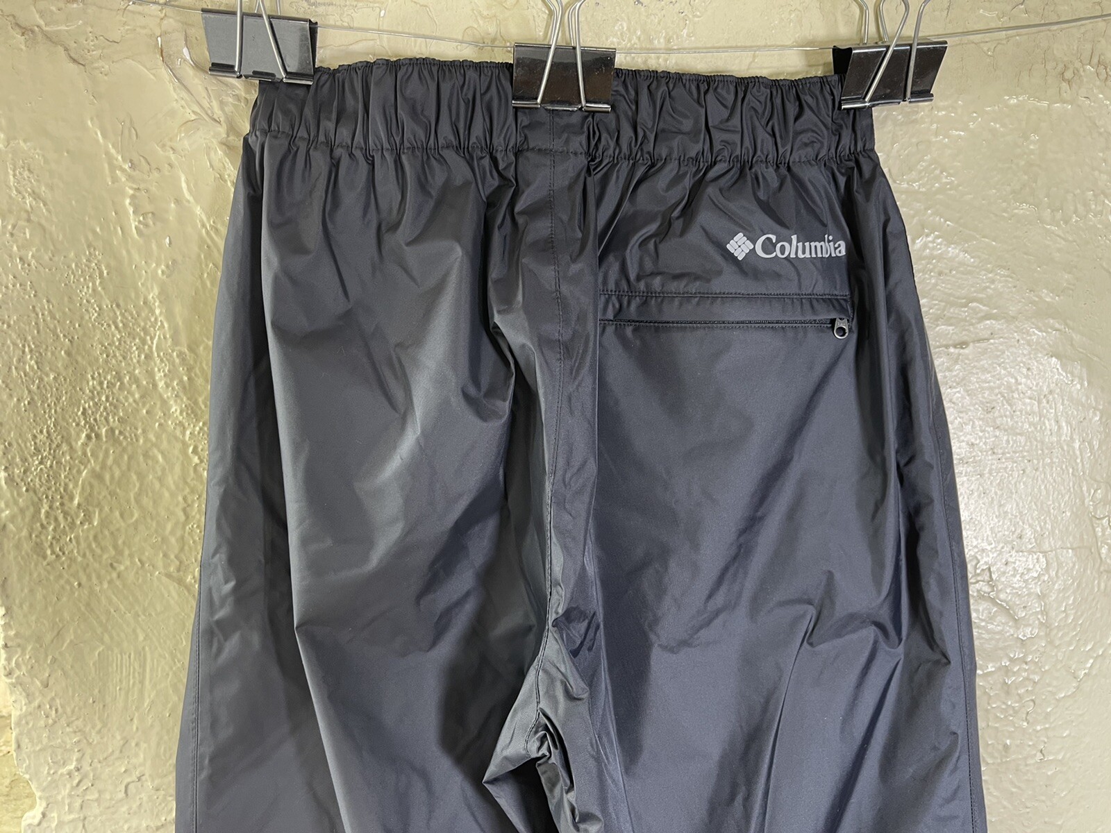 Columbia Waterbrook Ridge II Mens XSmall Black Waterproof Packable Rain