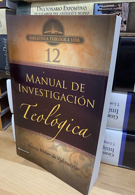 Biblioteca Teologica Vida Ser Handbuch De Investigación Teológica By Nancy Jeans
