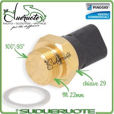 Bulbo Temperatura Acqua Sensore Radiatore Ape Quargo 500 e 750 2004-2017 Piaggio