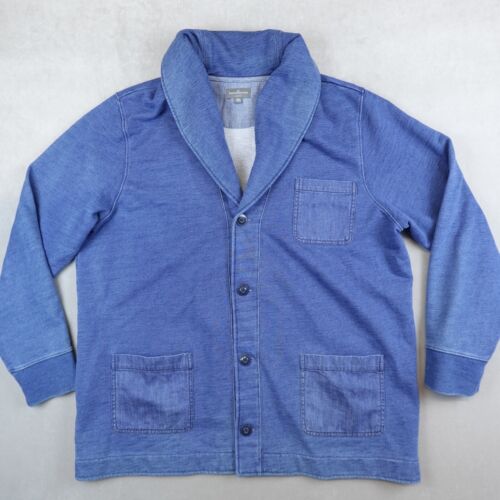 LL Bean Cardigan Sweater Men XXL Signature Cotton Fisherman Shawl Collar Grandpa