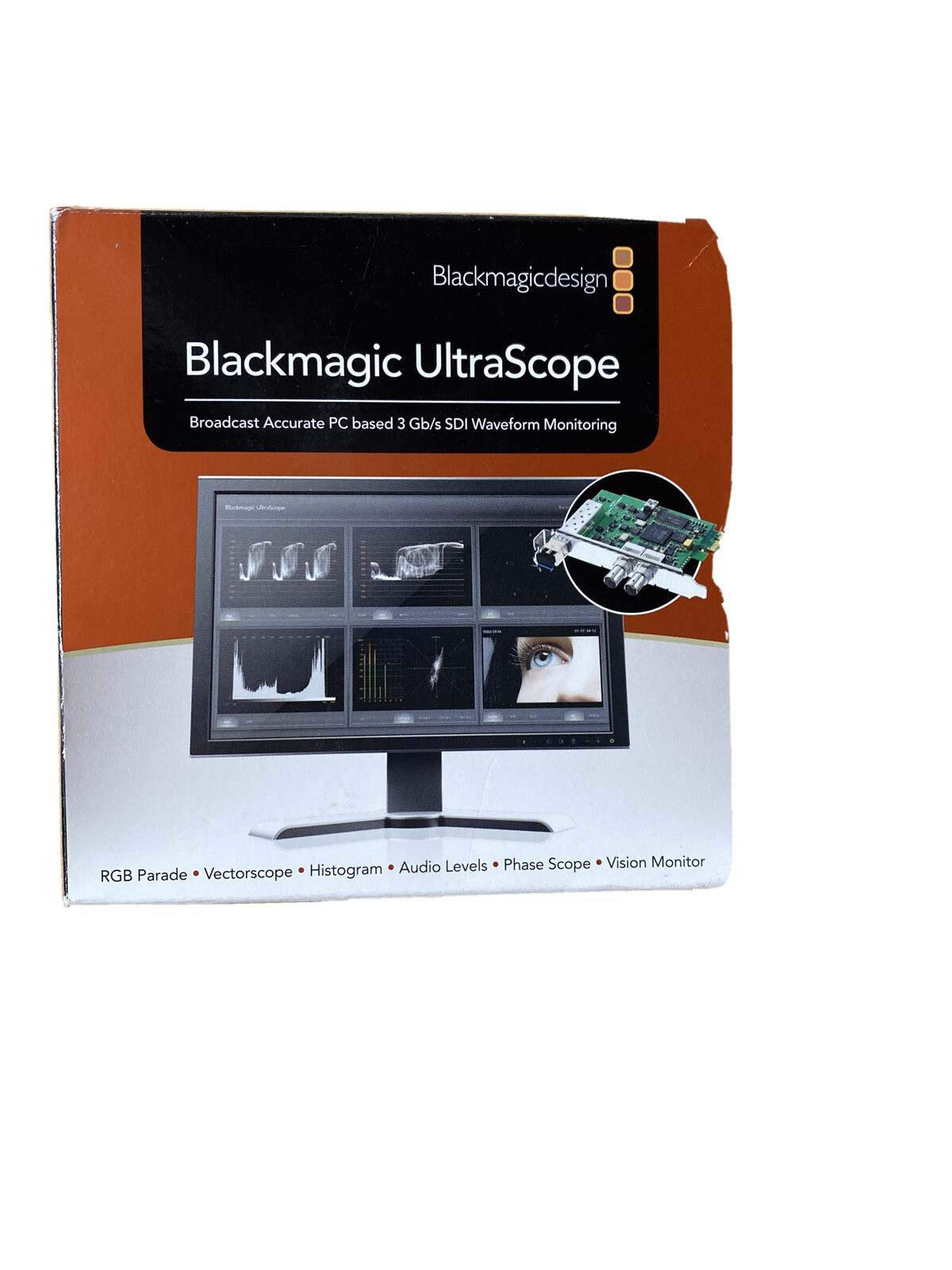 Blackmagic UltraScope PCI System from SDI/HD-SDI Optical - Main Image