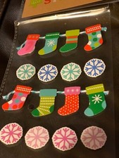  1 Sheet Christmas Stickers 10 pcs - NEW