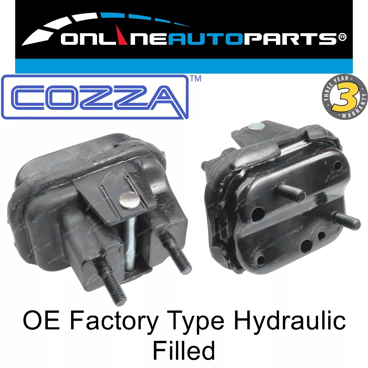 2 Engine Mounts VN VP VR VS VT VX VY Commodore 3.8L V6 Front