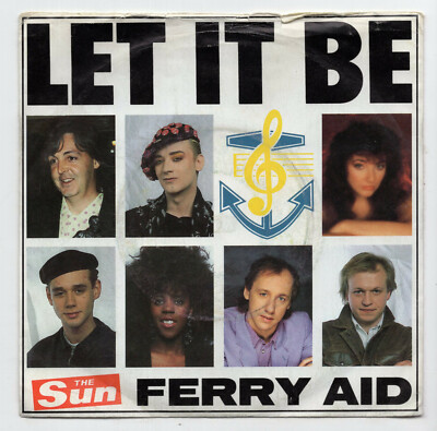 (A658) Ferry Aid, Let It Be - 1987 - 7 inch vinyl