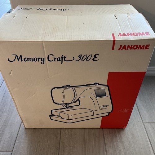 Janome Memory Craft 300E Computerized Embroidery Monogram Machine MANY Extras! - Picture 16 of 17