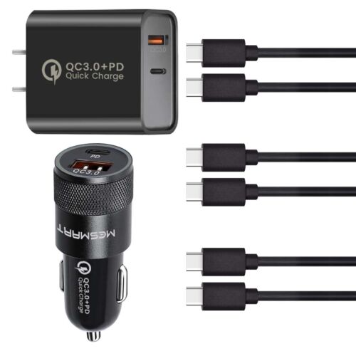 Fast PD+QC3.0 Wall Car Charger Type-C Cable For Samsung Galaxy A55 A35 A14 5G - Picture 35 of 40