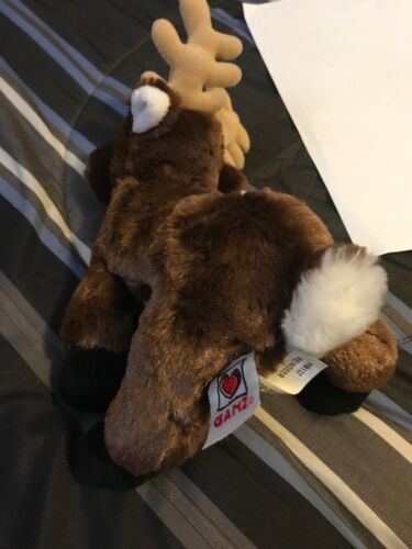 Webkinz Reindeer Plush Stuffed Animal - No Code- Smoke Free - Picture 2 of 2