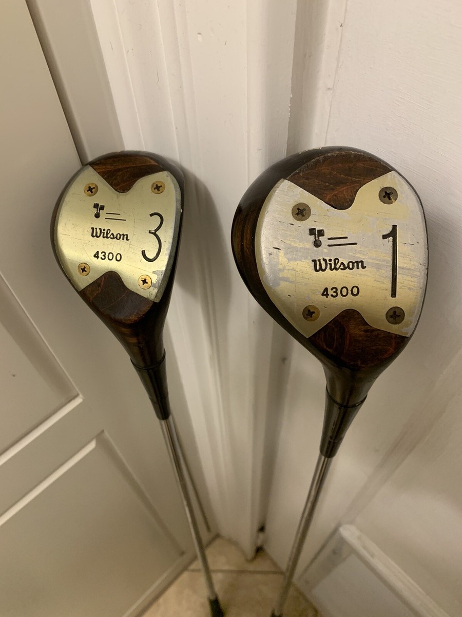 Wilson 4300 Driver And 3 Wood Matching Golf Club Set Clima Wilson 4300 Driver And 3 Wood Matching Golf Club Set Clima