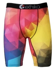 Colofull Geometric Man/Woman Underwear Sports Boxer Pants US Size 2XL