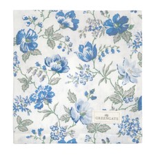GreenGate Serviette Stoffserviette Donna blue Baumwolle Vintage Landhausstil