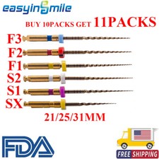 Dental Endo Rotary Files X-Pro Gold Taper SX-F3 NITI Endodontic Files 21/25/31MM