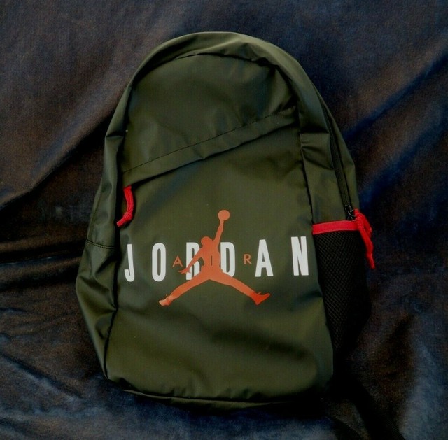 nike air backpack black and red