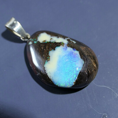 Australien Boulder Opal - 33 ct - schöner Silber-Anhänger - WD159