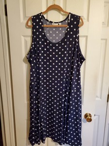 susan graver polka dot dress