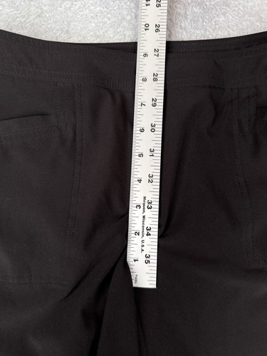 Zenergy Pants Womens 0 Black Chicos Straight Leg Polyester Blend Stretch 30x27 - Picture 9 of 15