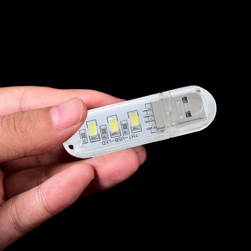 1x USB 3 LED Bright Night Portable Light Lamp Gadgets For PC Laptop Reading Lamp - Picture 4 of 14