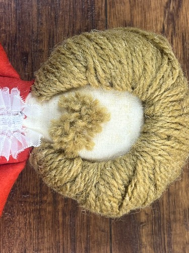 Vintage Gerstenkorn Wollpuppe Made in Scotland Neu mit Etikett - Bild 3 von 5